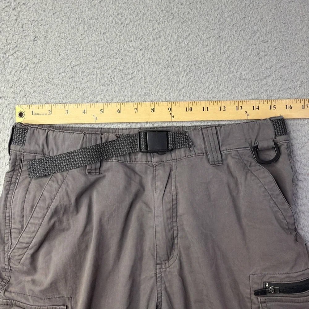 BC Clothing Convertible Mens Gray Cargo Small X30 (30x27) Grey